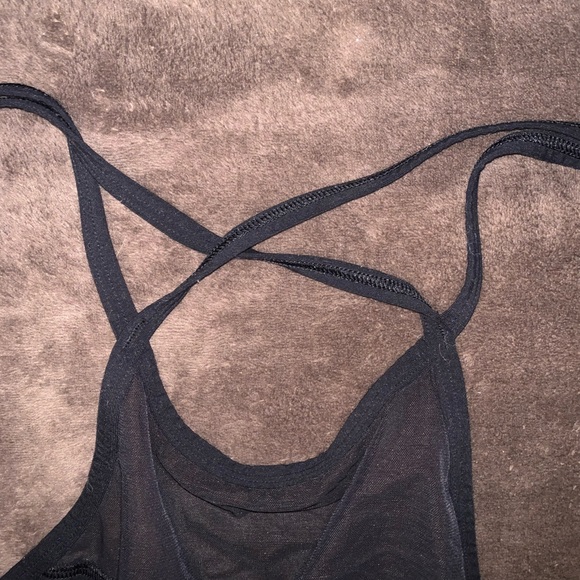 Pink Victoria Secret Ultimate Strappy Cropped Mesh Halter Bra - Picture 6 of 9